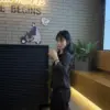 26H07個性短版襯衫(黑)