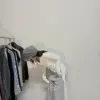 26H06溫柔垂墜綁帶上衣(白)