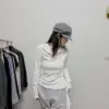 26H06溫柔垂墜綁帶上衣(白)