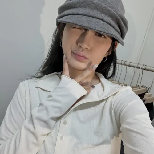 26H12皺褶報童帽