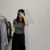 26H04舒服短T(灰)