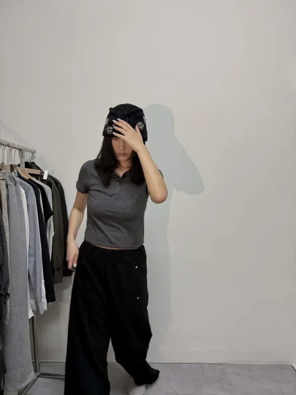 26H04舒服短T(灰)