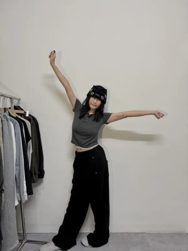 26H04舒服短T(灰)