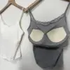 26H09胸墊蕾絲細肩背心